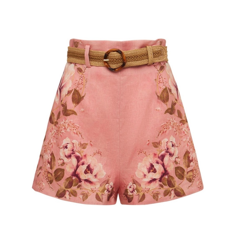 Zimmermann Rosa belted shorts sz 0